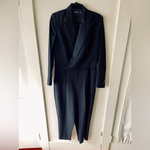 Vintage Polo Ralph Lauren Women's Tuxedo Jumpsuit